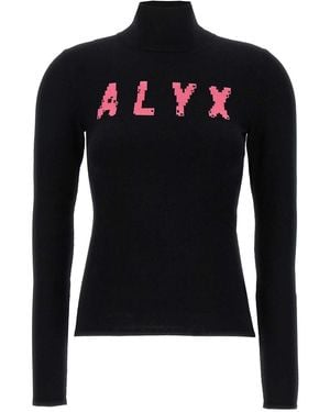 1017 ALYX 9SM Fitted Viscose Blend Jumper - Black