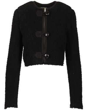 Isabel Marant "Gradilia" Crop Jacket - Black