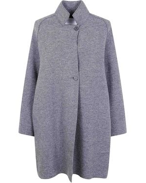 Harris Wharf London Raglan Cape Boiled Wool - Grey