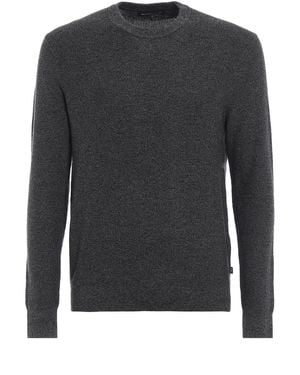 Michael Kors Ash Soft Cotton And Wool Jumper - Grey