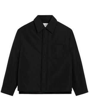 Ami Paris Nylon Overshirt - Black