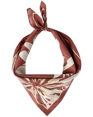 Brunello Cucinelli Printed Foulard - Pink