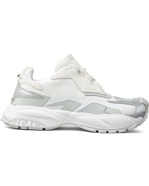 Versace Mercury M Colour Vs Colour 04 Leather Trainers - White