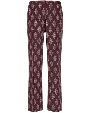 F.R.S For Restless Sleepers Piping Pants - Red