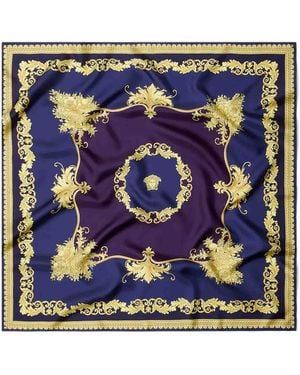 Versace Foulard 90X90 - Blue