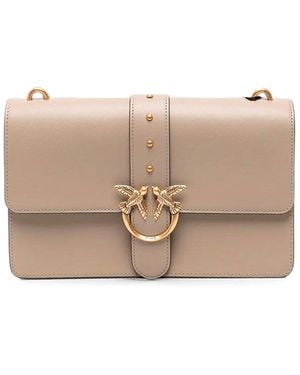Pinko Love One Classic Bag - Natural