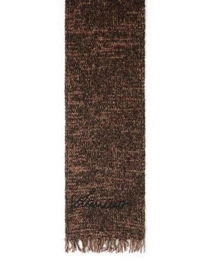 Laneus Alpaca Blend Scarf - Brown