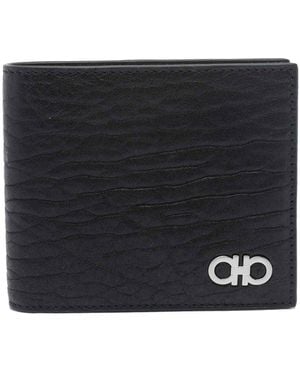Ferragamo Revival Gancini Wallet - Black