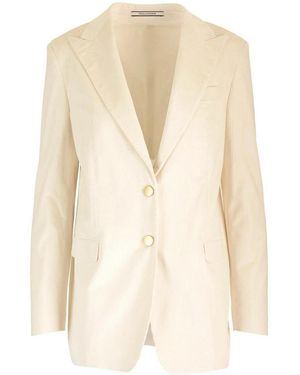 Tagliatore Bertha Long Blazer - Natural
