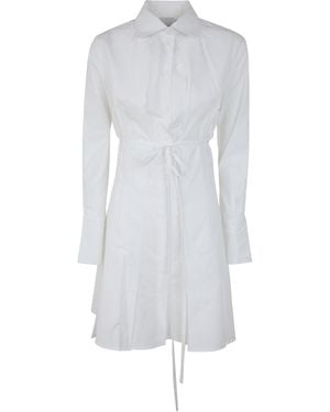 Patou Belted Chemisier - White
