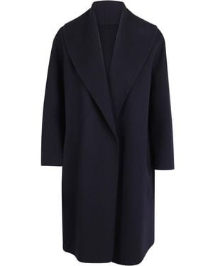 Max Mara Double Wool Coat - Blue