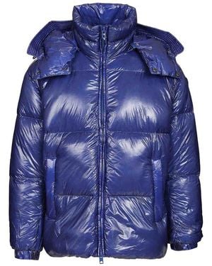 DIESEL Quilted Taslan Down Jacket - Blue