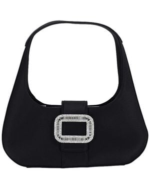 Roger Vivier Mini Hobo Bag - Black