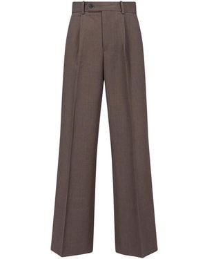 Tonywack Wool Blend Trousers - Brown