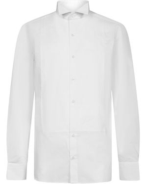 Luigi Borrelli Napoli Semi-Slim Fit Shirt - White