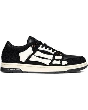 Amiri Low-Top Trainers With Textured Panels - Black