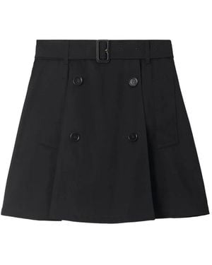 Burberry Mini Trench Coat - Black