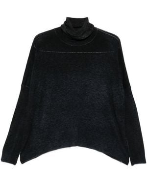 Avant Toi Ultralight Cashmere Turtle-Neck Jumper - Black