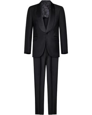 Franzese Collection Abito Da Smoking Stile Brad Pitt - Nero