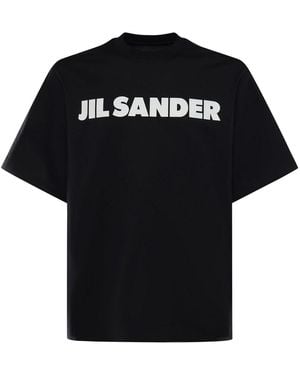 Jil Sander T-Shirts And Polos Cotton - Black