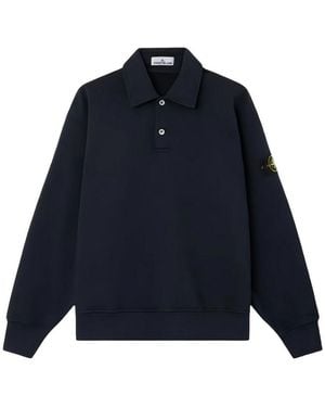 Stone Island Cotton Sweatshirt - Blue