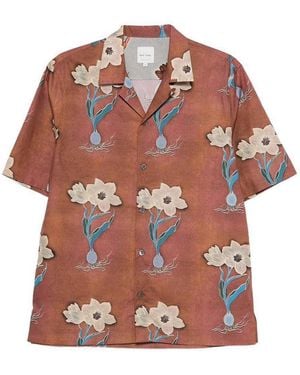 Paul Smith Printed Shirt - Orange