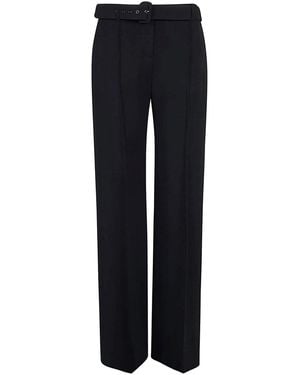 Ermanno Scervino Wide Leg Trousers - Blue