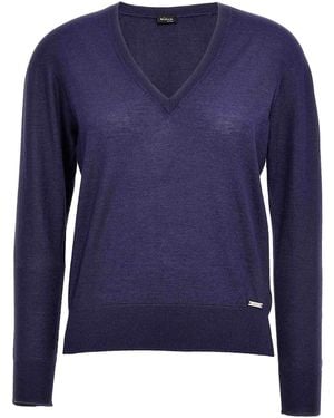 Kiton Cardigan - Blue