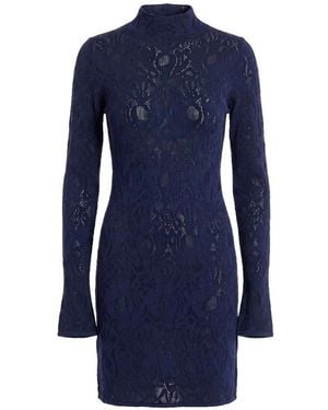 Dondup Knielanges Kleid - Blau
