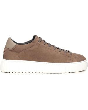 Giuliano Galiano Mars Suede Trainers - Brown