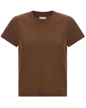 KHAITE T-Shirt - Brown