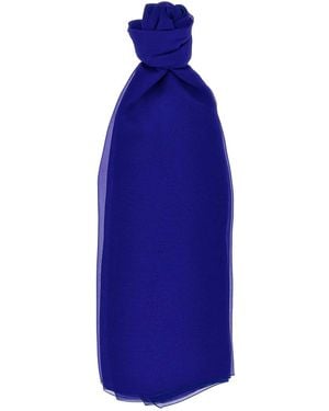 スカーフ A FERRETTI Silk stole Blue Alberta Ferretti Scarves and mufflers for Women | Online