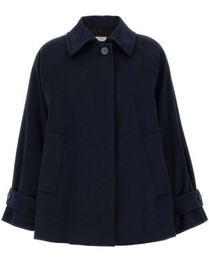 Alberto Biani Caban Coat - Blue