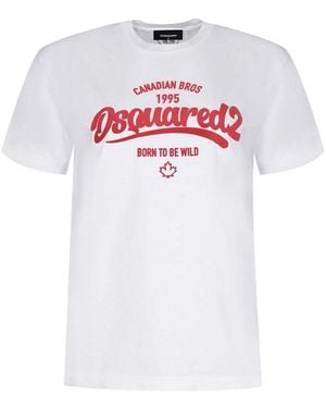 DSquared² T-Shirts Made Of Cotton - White
