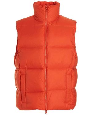 MSGM Logo Padded Vest - Orange