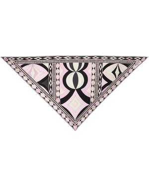 PUCCI Triangle Scarf - White