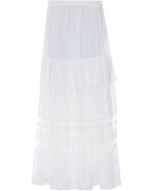 Aniye By Long Rouches Skirt - White