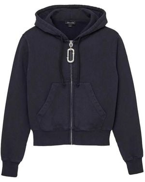 Marc Jacobs Pop J Marc Cropped Zip-Up - Blue