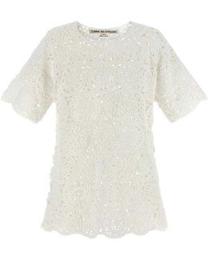 Comme des Garçons Macram T-Shirt - White