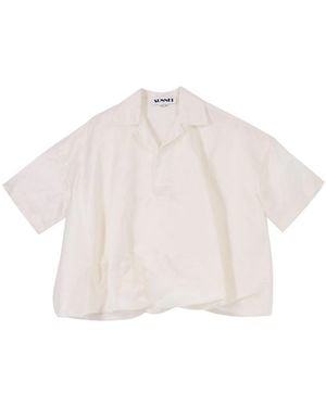 Sunnei Puffy Shortsleeve Polo - Pink