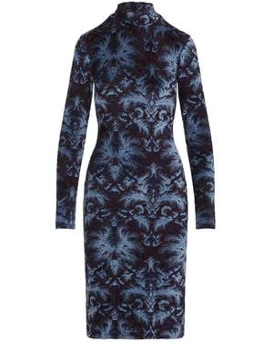 Etro Floral Midi Dress - Blue