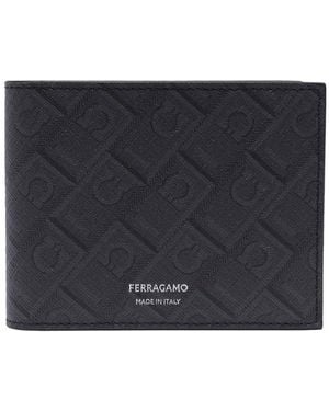 Ferragamo Monogram Wallet - Black