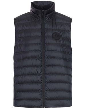 Canada Goose Aethera Tonal Label Sleeveless Jacket - Blue