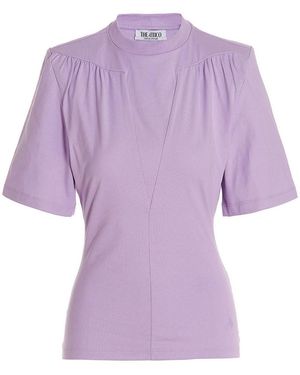 The Attico Jewel T-Shirt - Purple