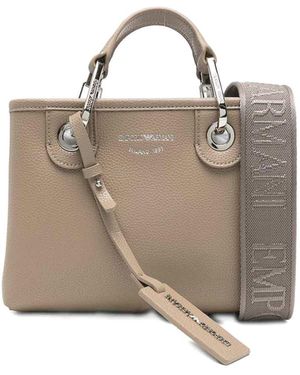 Emporio Armani Myea Xsmall Shopping Bag - Gray
