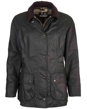 Barbour Beadnell Wax Jacket - Black