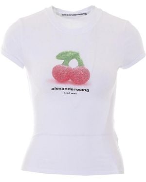 Alexander Wang Fitted Ringer T-Shirt - White