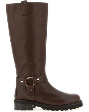 Twinset Torchon Ring Boots - Brown