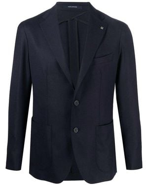 Tagliatore Single-Breasted Blazer - Blue