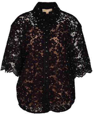 MICHAEL Michael Kors Lace Shirt - Black